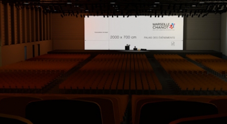 Modélisation 3D : Chanot, Palais des  Congrès & des Expositions / Marseille FR