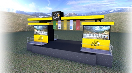 Tour de France 2017 – Présentation du podium départ